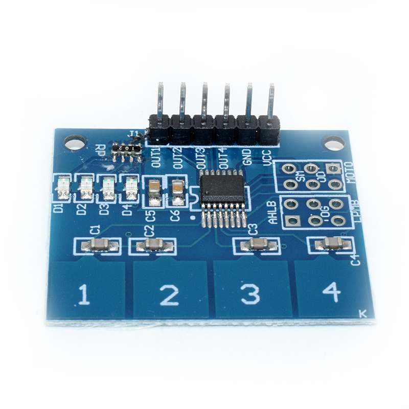 TTP224 4-way Capacitive Touch switch Digital Touch Sensor Module for Arduino