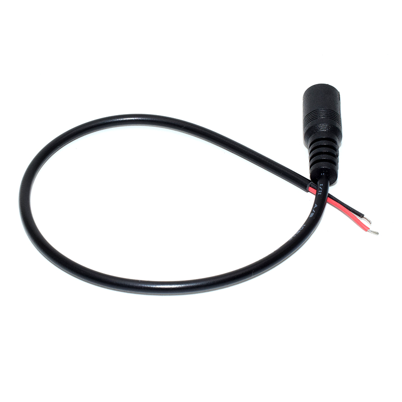 5.5*2.1MM Female Power Plug Cable 30cm Length