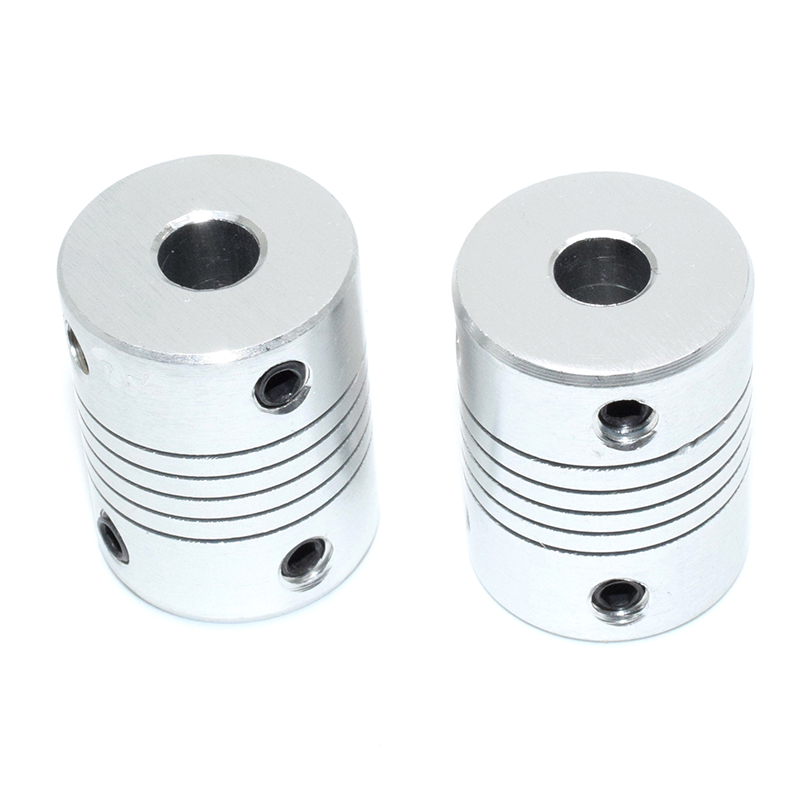 Motor Aluminum flexible coupling Coupler have below Size : 3x3/3x4/3x5/4x4/4X6/4x5/4x8/5x5/5x6/5x6.35/5x8/5x10/6x6.35/6x6/6x8/6x10/6.35x6.35/6.35x8/6.35x10/7x7/8x8/8x10/10x10