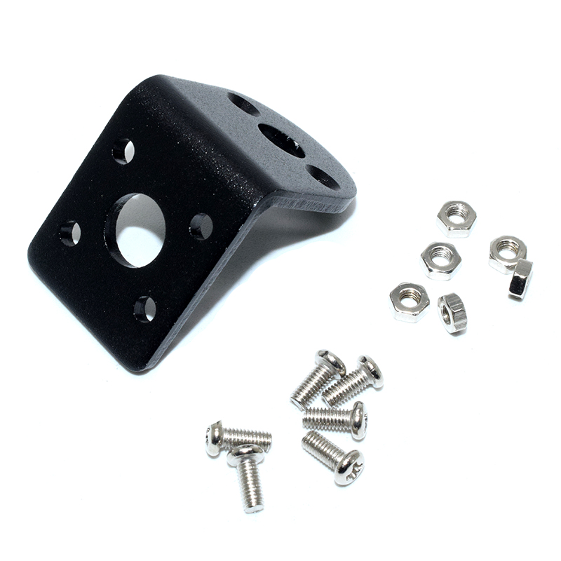 25mm dc gear motor mounts aluminum bracket fastening accessories car seat robot accessories