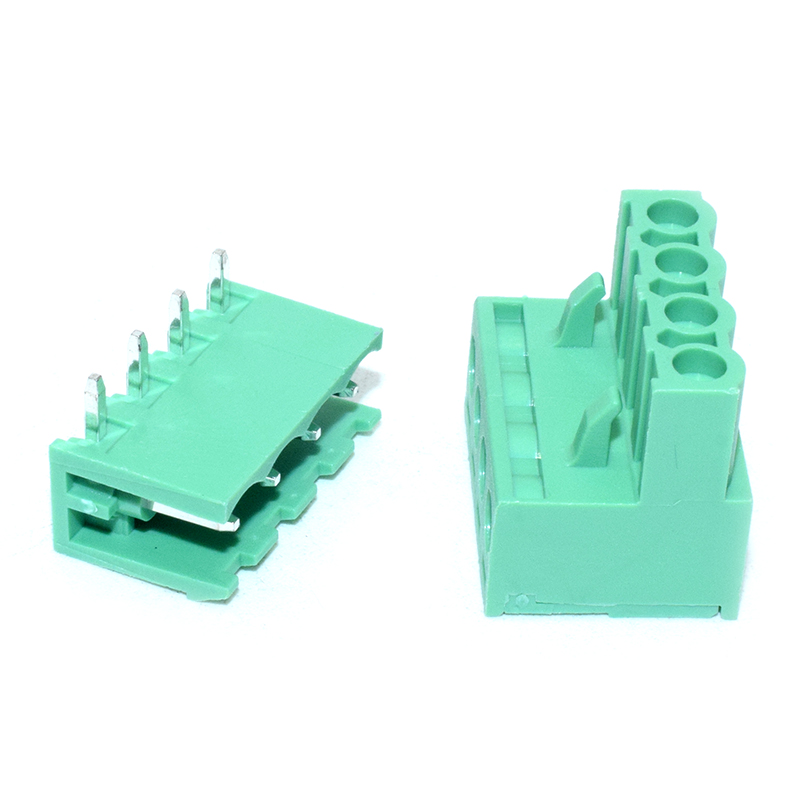 2EDG5.08-4P Right Angle Terminal Wire Connectors