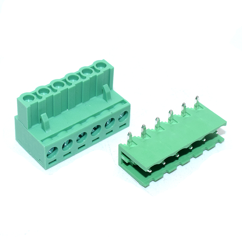 2EDG5.08-6P Right Angle Terminal Wire Connectors