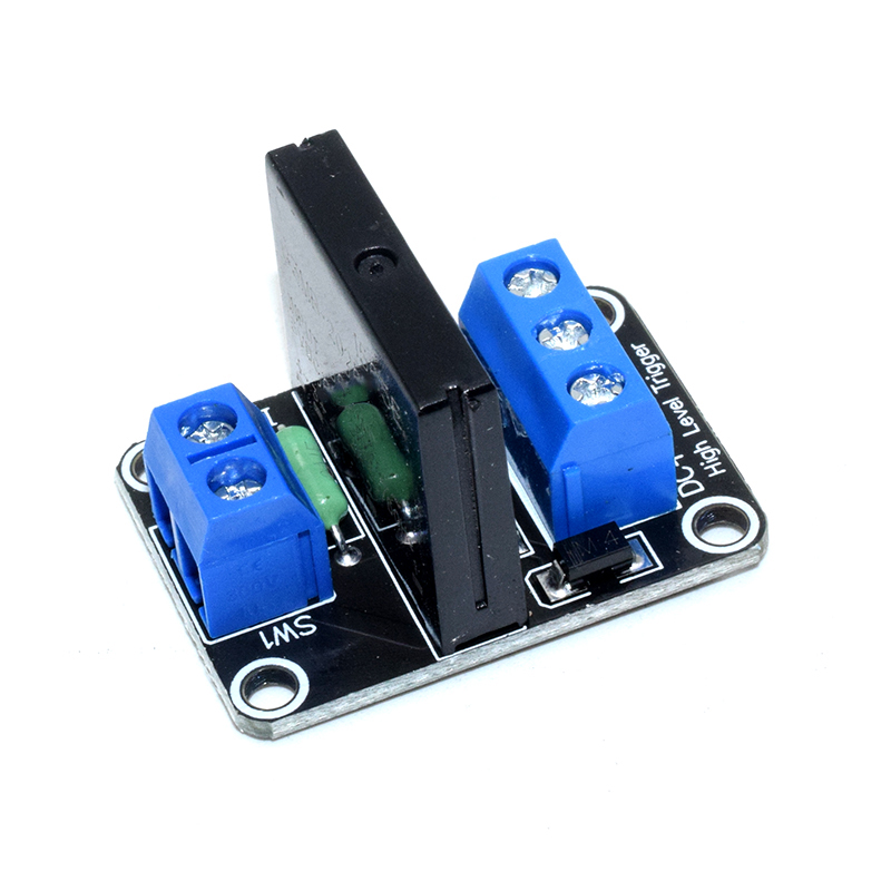 5V 1 Channel SSR Solid-State Relay Low Level Trigger With fuse Stable 240V 2A