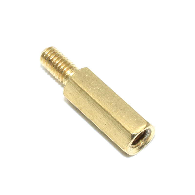 12MM+6 M3 Brass Threaded Stand-Off Hex Screw Pillars