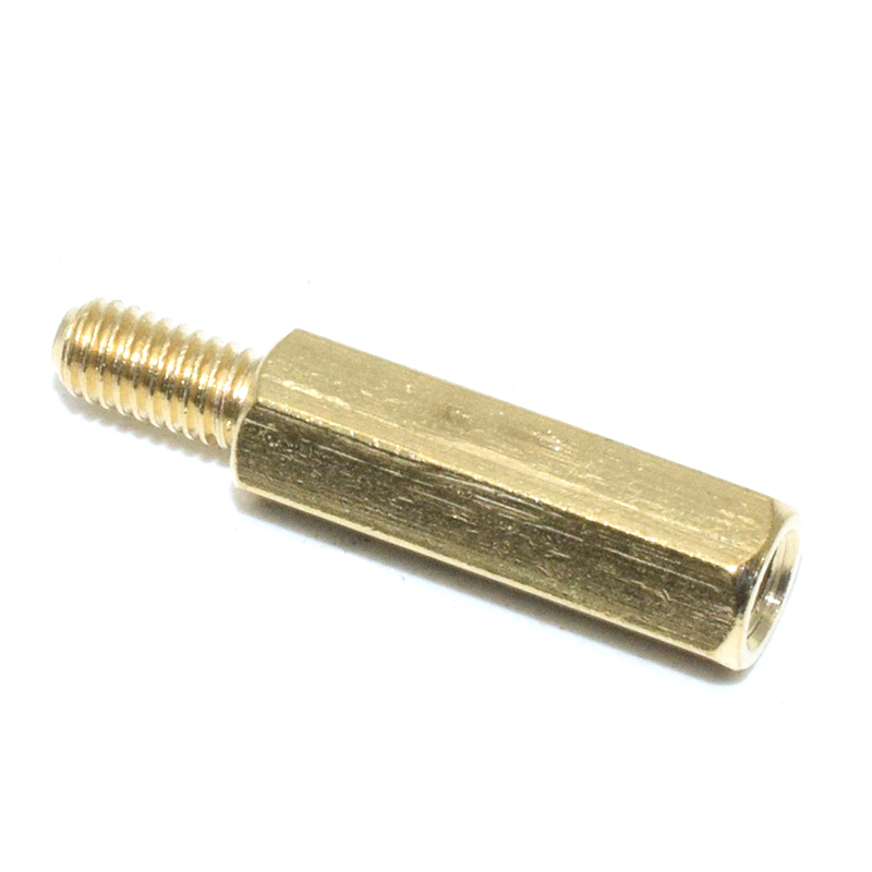 15MM+6 M3 Brass Threaded Stand-Off Hex Screw Pillars