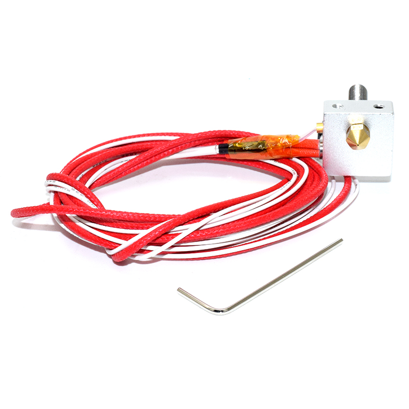 0.4mm MK8 M6*30mm Pipes Heating Extruder
