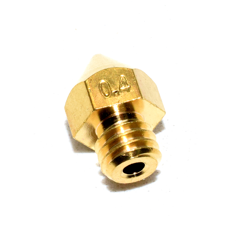0.4mm 3D Printer Extruder Brass Nozzle For Makerbot MK8