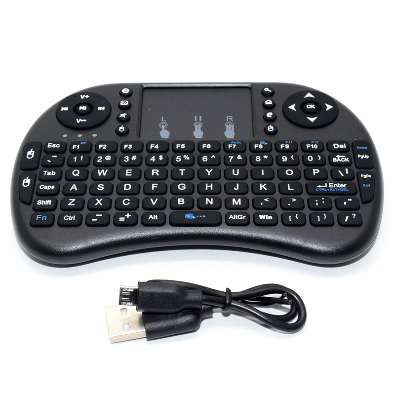 Mini i8 2.4G Wireless Keyboard with Touchpad for PC Pad Google Android TV Box USB