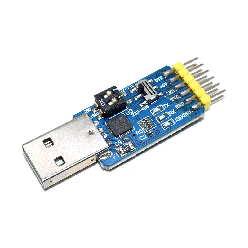CP2102 usb/TTL/RS485/RS232 Interconversion 6 In 1 Serial Converter UART Module