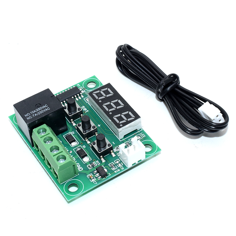 XH-W1209 12V DC Digital Cooling/Heating Thermostat Temp Control -50-110 °c Temperature Controller 10A Relay With Waterproof Sensor Probe