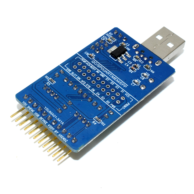 USB to I2C/IIC/SPI/UART/TTL/ISP Adapter EPP/MEM