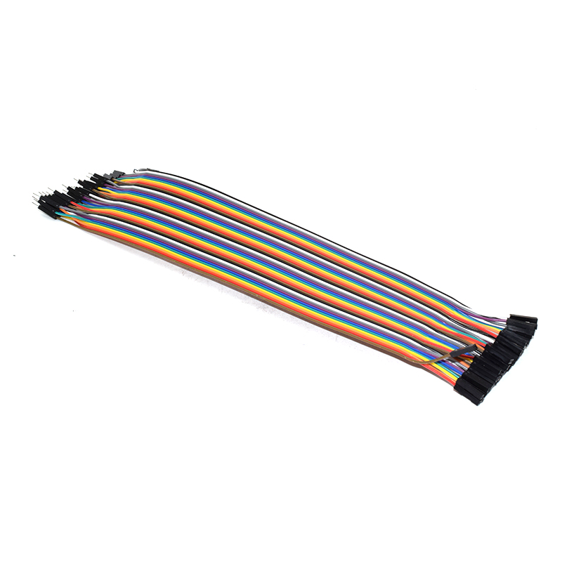 30CM Rainbow Cable 40P Male to Female