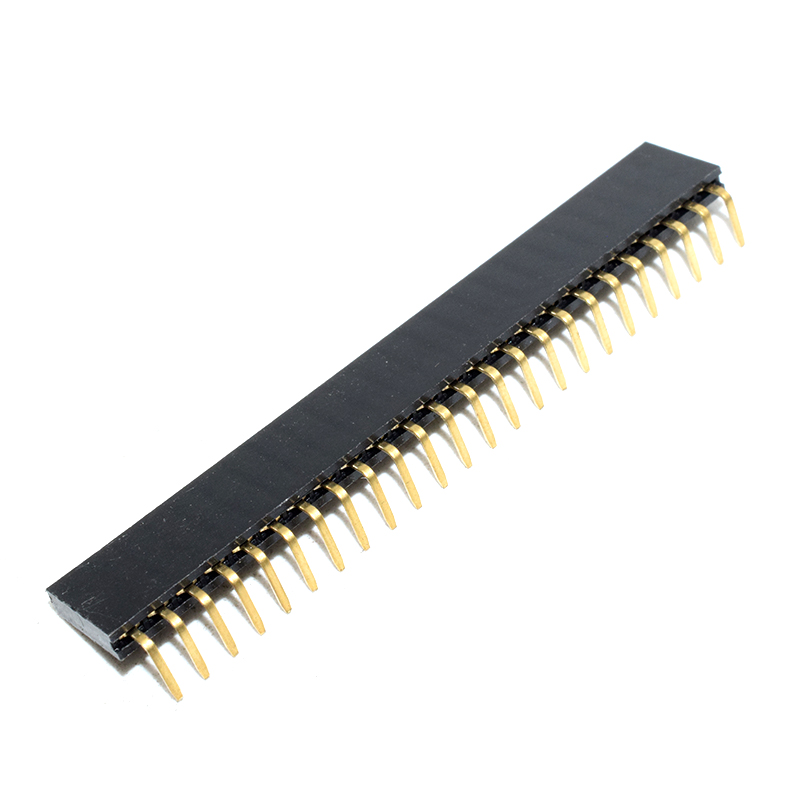 1*24P 2.54mm Bent Pin Header Female Connector Plug