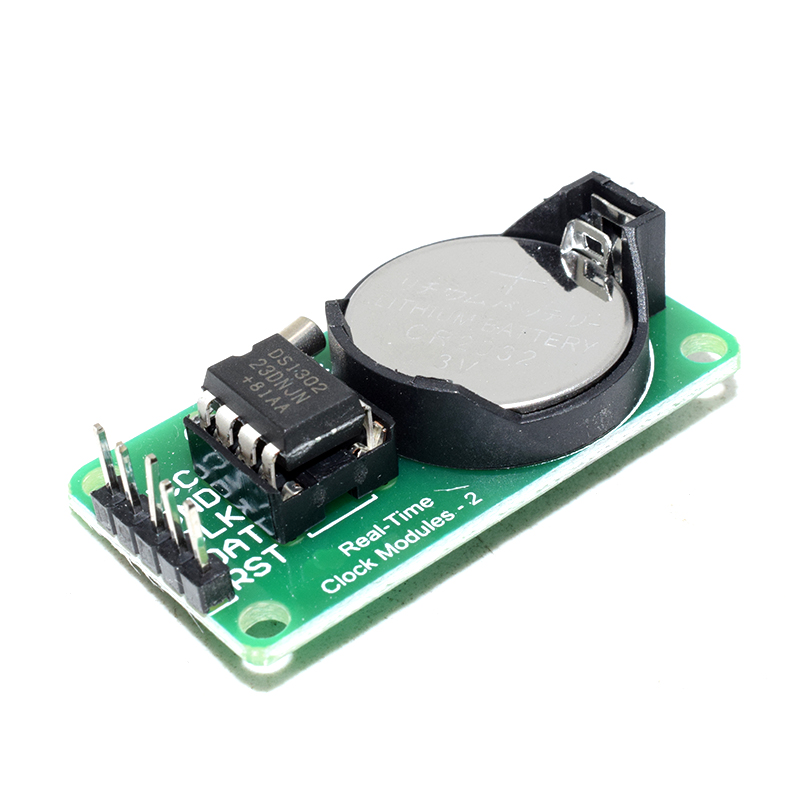 DS1302 real time clock module; with battery CR2032 power off time