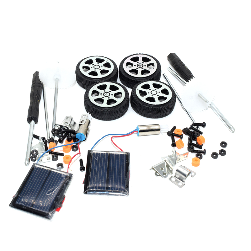 DIY Solar Car Educational Assembly Toy for Children
