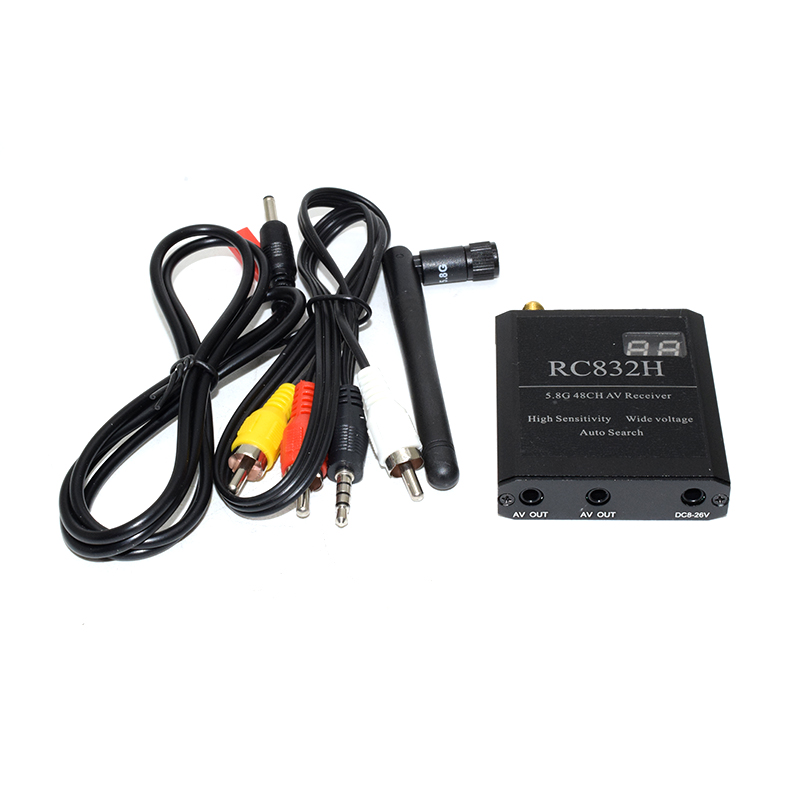 RC832 5.8G FPV Receiver of 600mw 32CH Audio Video Wireless