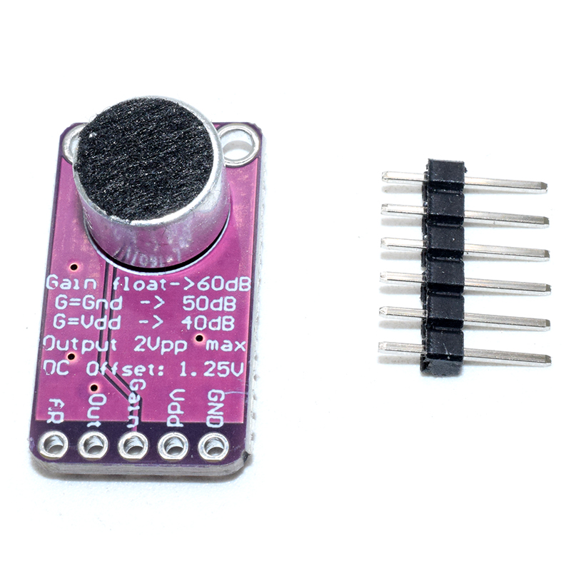 MAX9814 Electret MIC Microphone Amplifier Module Auto Gain Contr