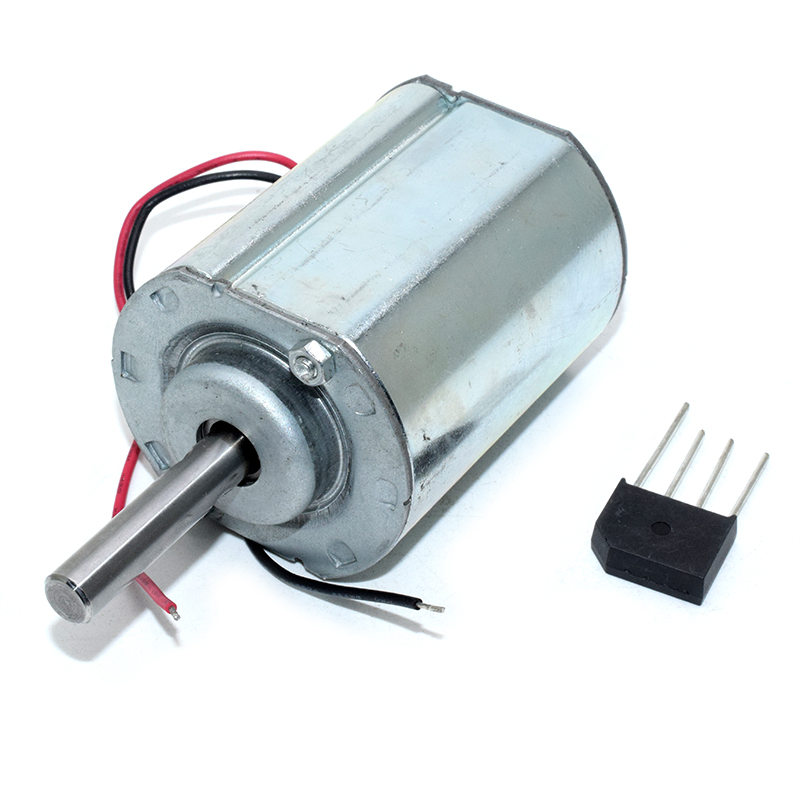 120V DC / DC power motor / generator / hydro-wind
