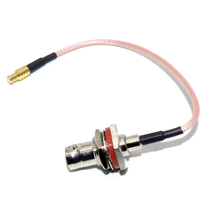 BNC Female Jack switch male MCX connector convert Plug RG316 6inch
