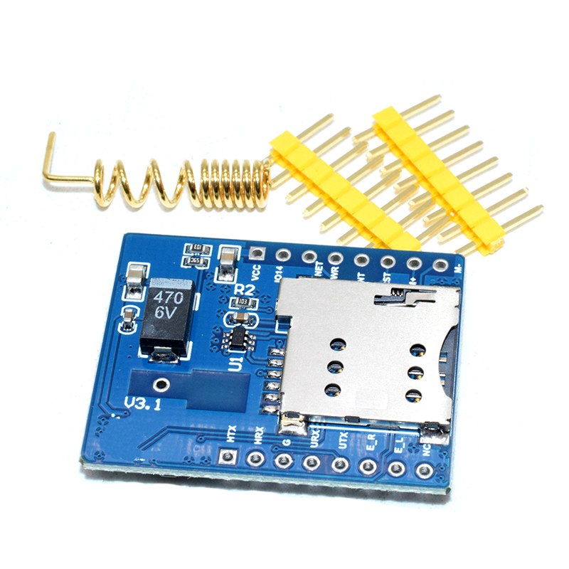 Mini A6 GPRS GSM Kit Wireless Extension Module Board Antenna Tested Super SIM800L