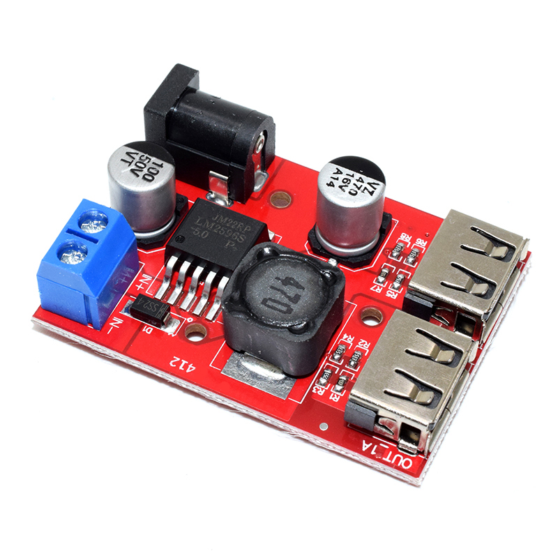 DC-DC Converter Buck Step Down Module 36V 24V 12V 9V (6V-40V) to 5V 3A Dual USB Output Car charger Regulators