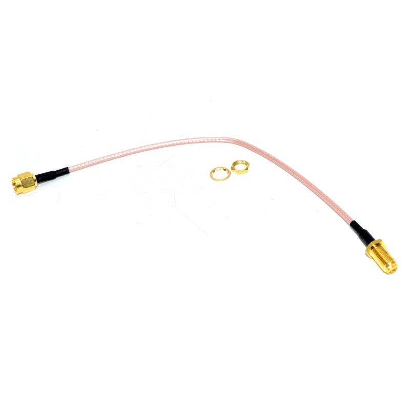 RP-SMA-J Female Hole inside to SMA-K Female Hole inside 20CM RG316 Cable