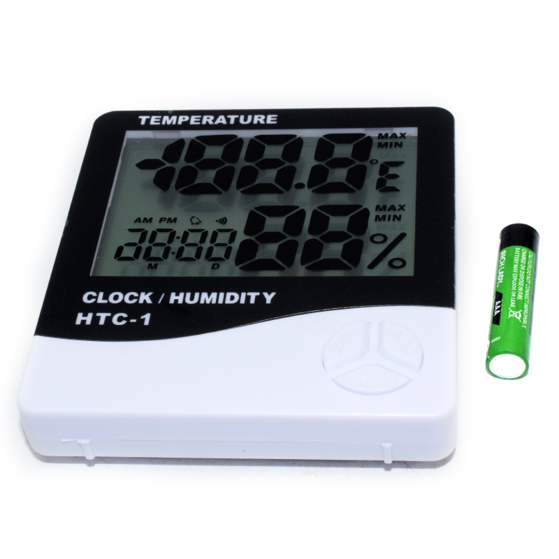 HTC-1 4" LCD Indoor Household Thermometer Hygrometer