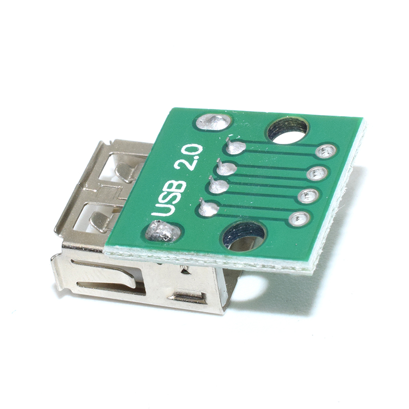 USB 2.0 Female Socket DIP 4P Board