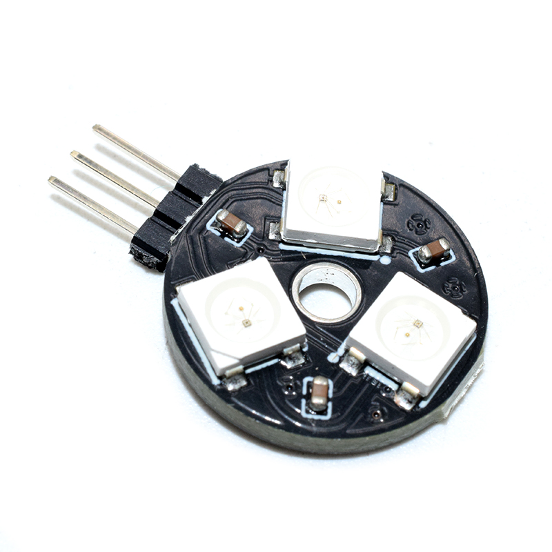 7 WS2812 5050 RGB LED Ring