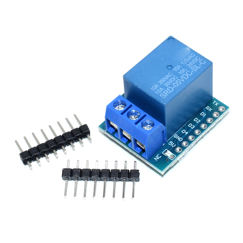 1-Way Relay Module High-level trigger for D1 mini WIFI extended board