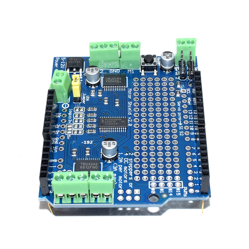 Motor Stepper Servo Robot Shield v2 with PWM Driver Shield