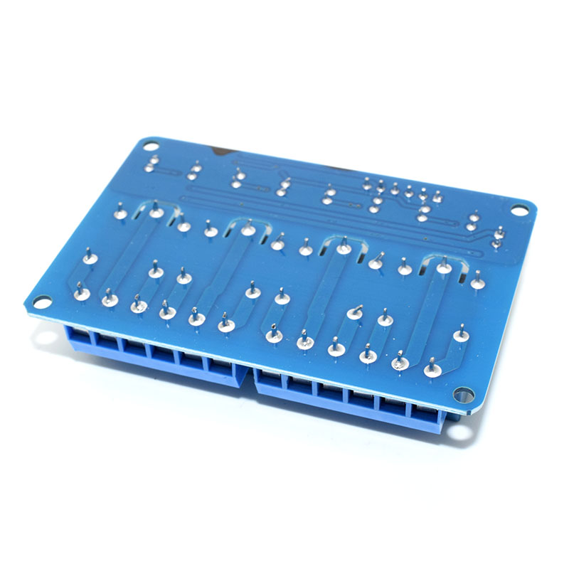 5V/12V MCU development board; 4 relay expansion board; support AVR/51/PIC; 4 Road Relay Module