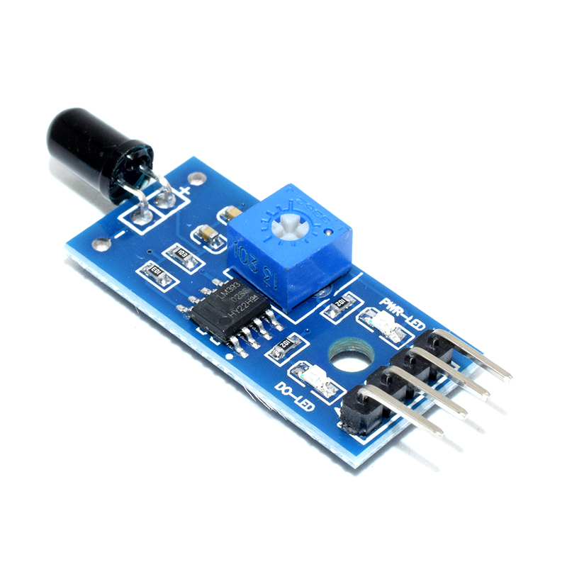 Fire detection flame sensor module; fire source detection modules; infrared receiver module;