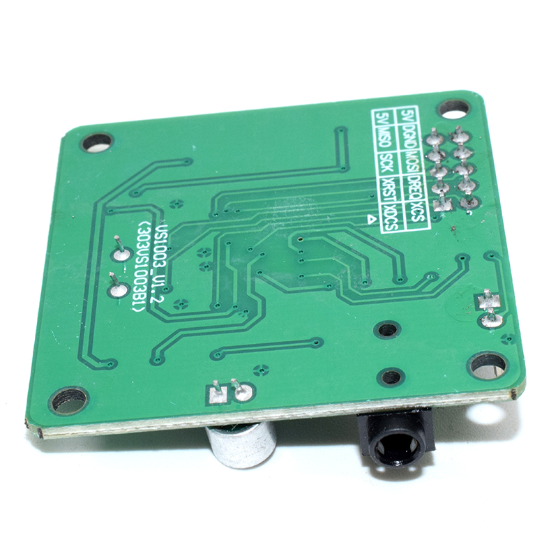 VS1003 MP3 module; onboard microphone