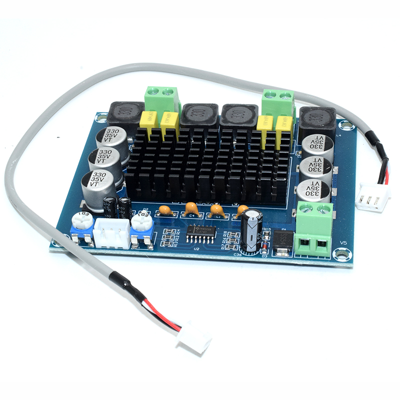 TPA3116D2 Digital Power Amplifier Board Audio Amplifier Module DC 12V 24V 2*120W XH-M543