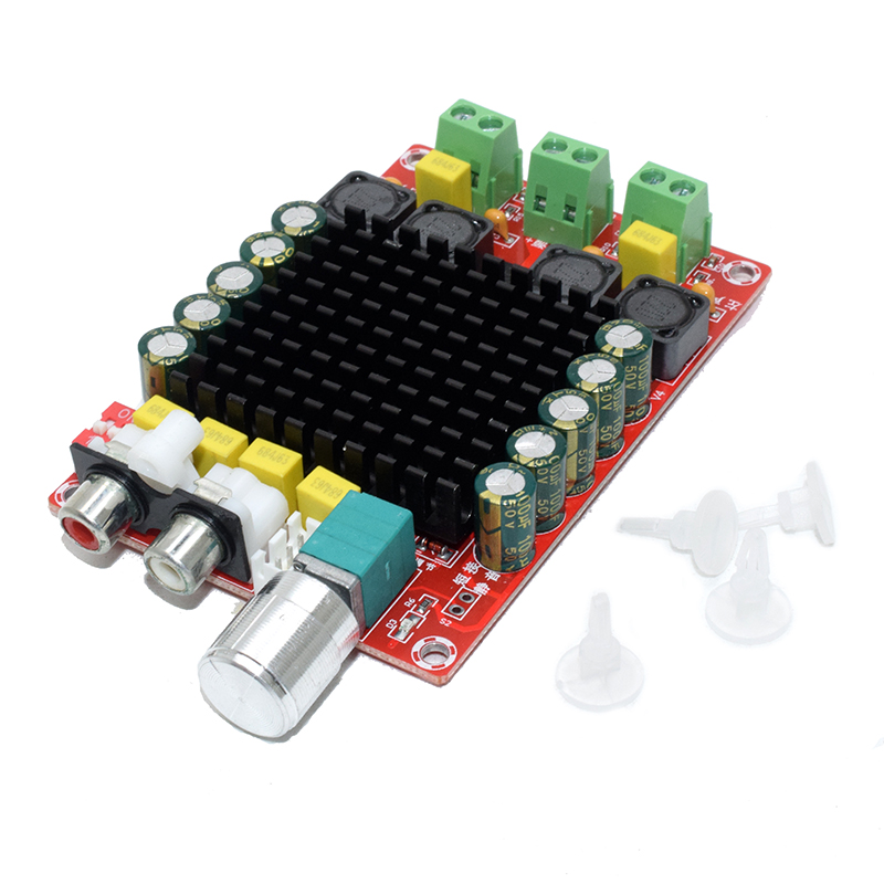 TDA7498 Amplifier Class D 2X100W Dual Channel Audio Stereo Amplifier Board DC 14-34V XH-M510