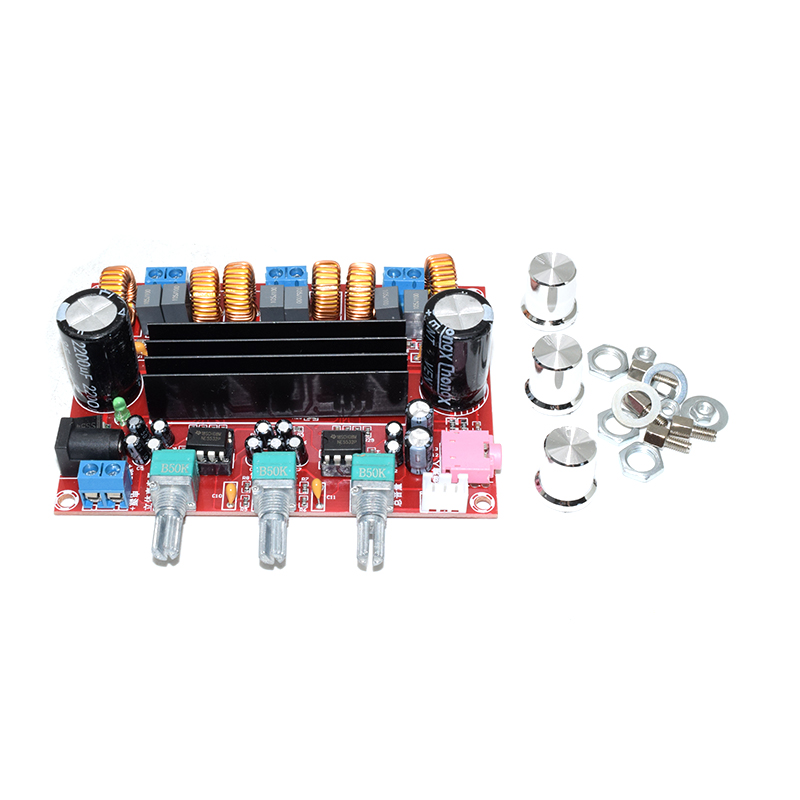 DC12V-24V 2x50W+100W TPA3116 2.1 Channel Digital Audio Amplifier circuit Board TPA3116D2 Subwoofer Speaker Amplifiers xh-m139