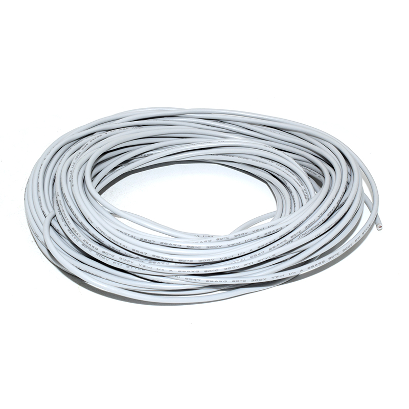 1m 26AWG Shielded audio cable with dual channel for amplifier board