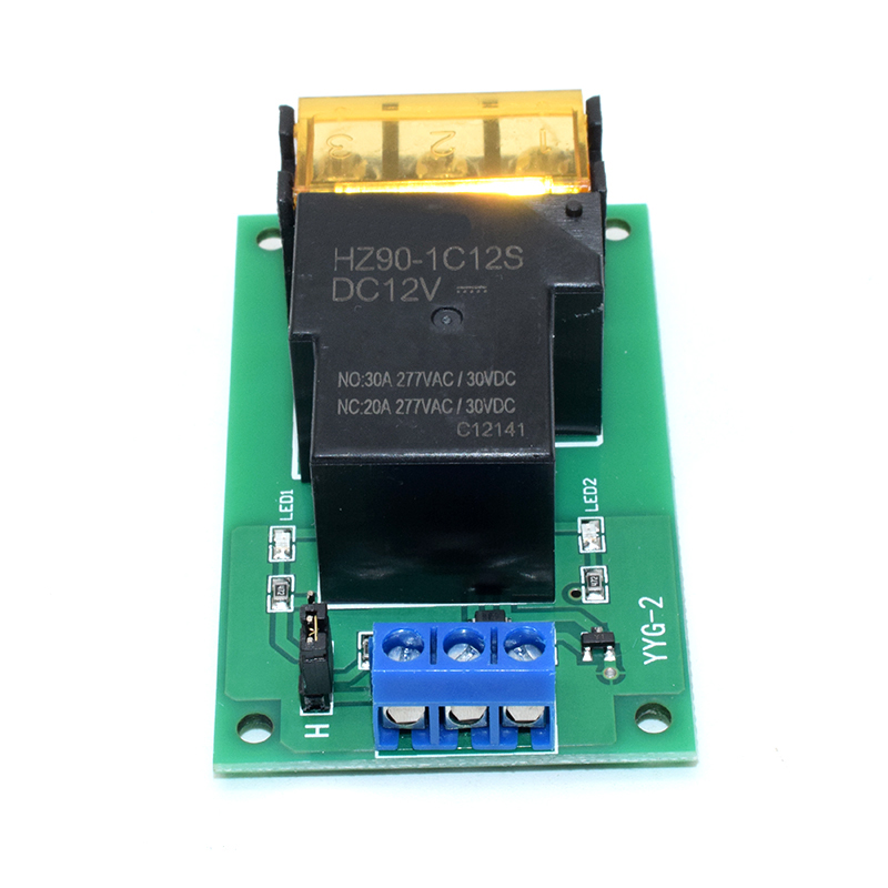 1 Channel 5V/12V/24V 30A Relay Board Module Optocoupler Isolation High/Low Trigger New