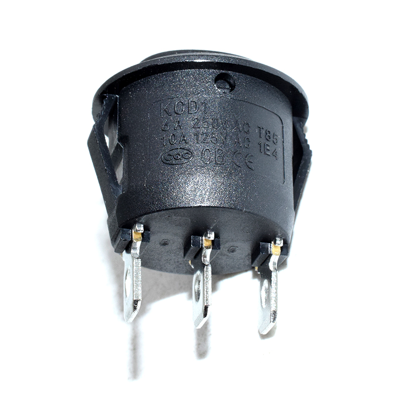 3 pin rocker switch SPST ON OFF ON 3 Gear button KCD1-105 Switch
