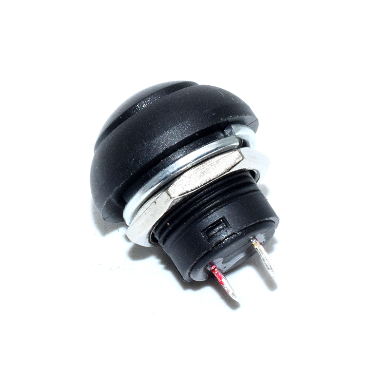 PBS-33B/Black 12mm Botton/Black 12mm No Self Lock Switch