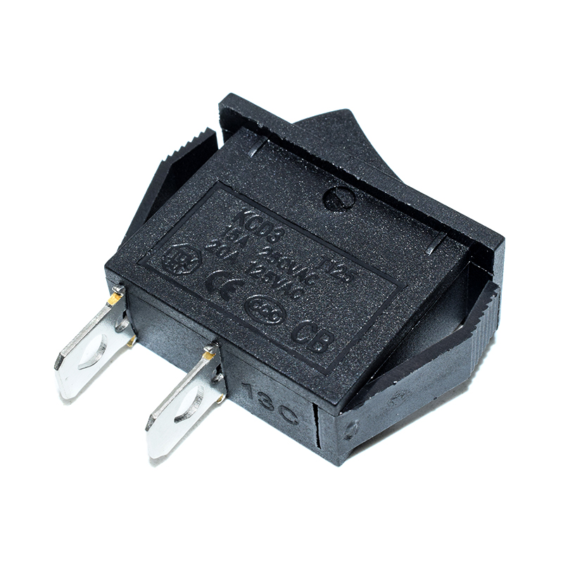 KCD3 Black Round Switch/KCD3/2pins I/O 15A 250V Switch