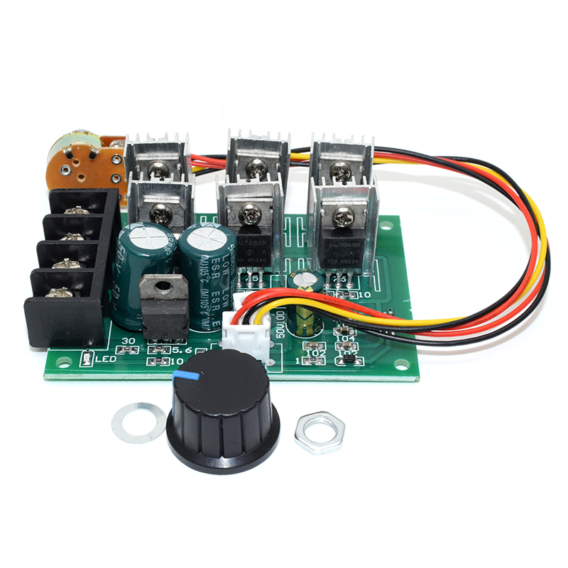PWM DC Motor Speed Controller 12v24v36v48v High Power 40A DC Brush Motor Controller