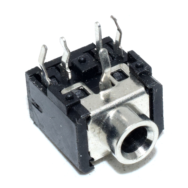 PJ306 3.5mm PCB Panel Mount Audio Jack Connector with Nut