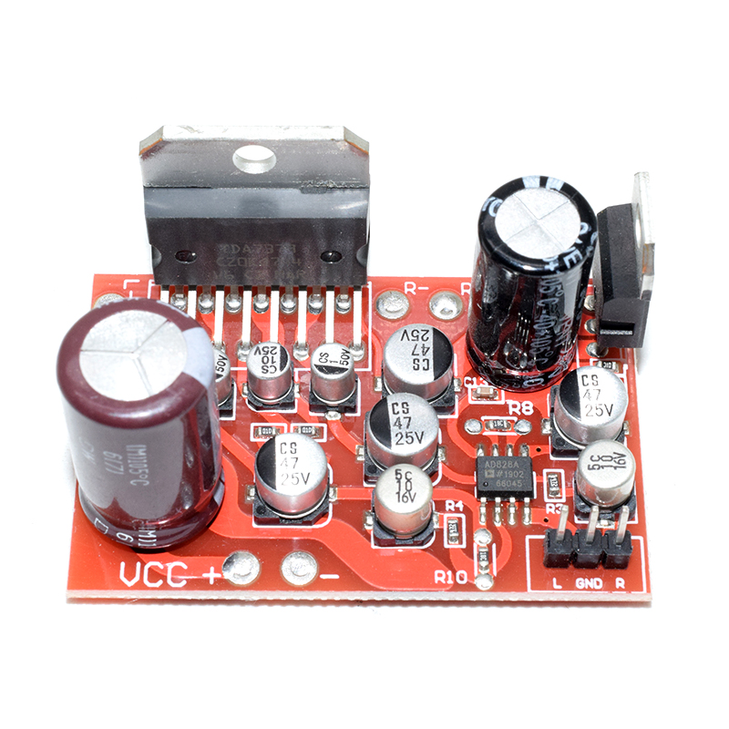 DC 12V TDA7379 38W+38W Stereo Amplifier Board W/ AD828 Preamp Super Than NE5532