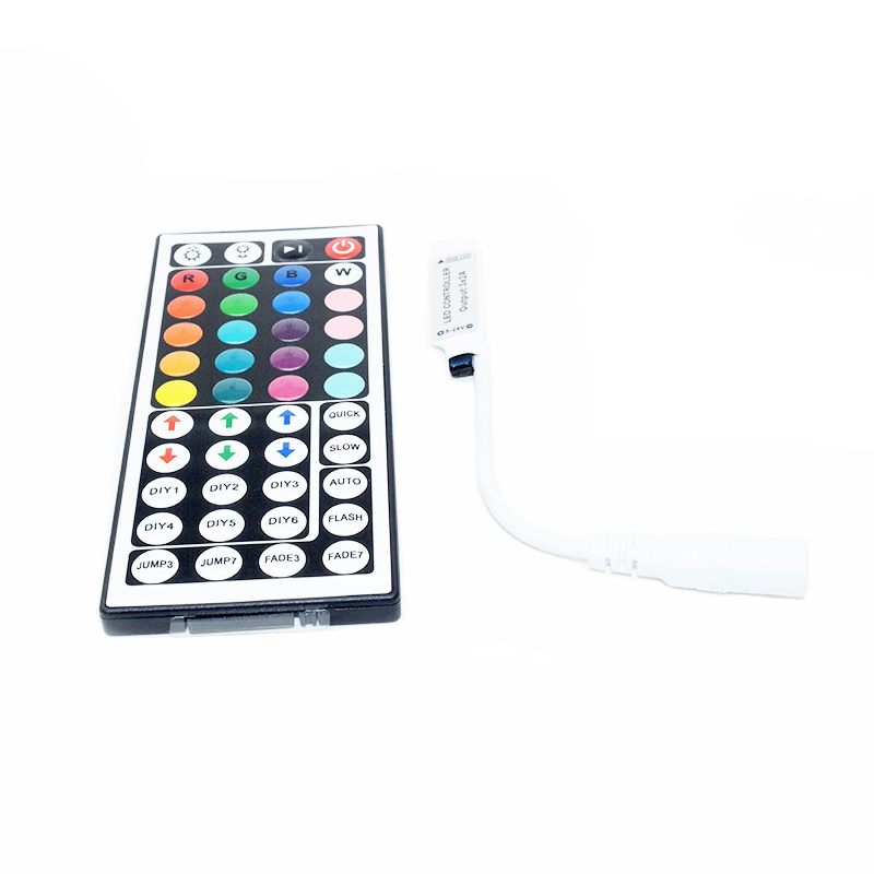 DC12V 72W Mini Wireless Controller with 44 Keys Remote Control for RGB LED Strip Light