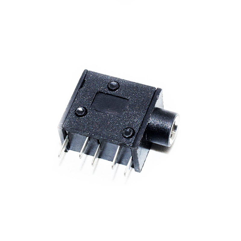 PJ-215 3.5mm 5Pin Audio Plug jack 3.5 Headset / Headphone Vedio Connector 90 Degrees Pink Yellow Black Green Blue