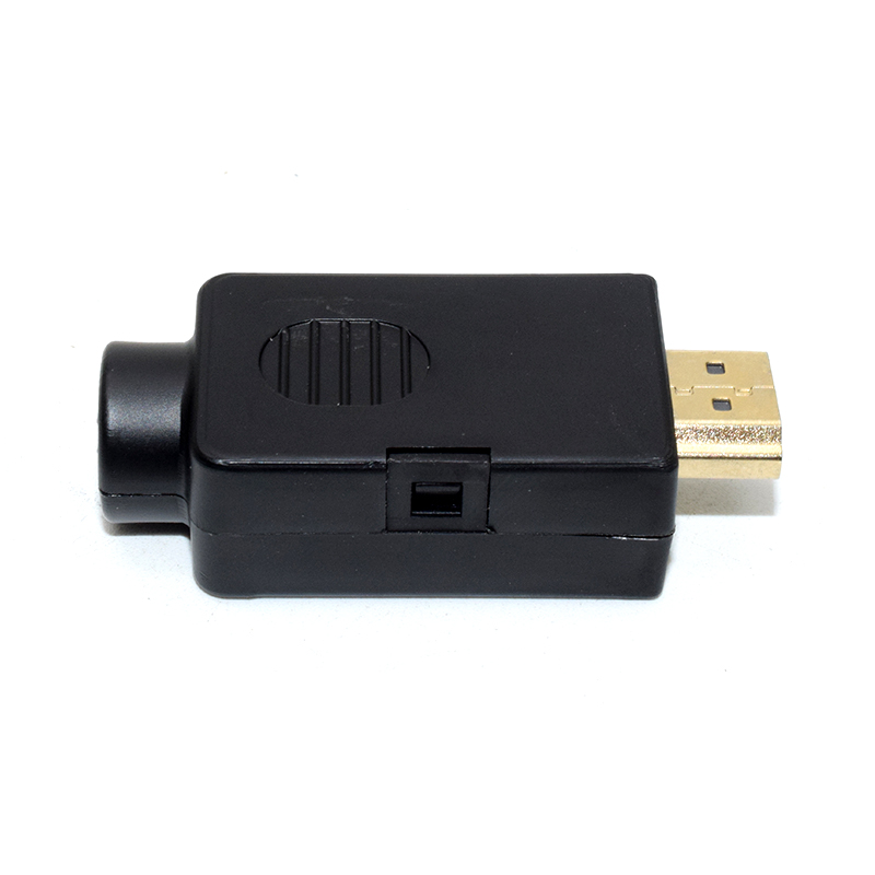 HDMI Breakout Terminals Board Solderless Connector With Black Plastic Cover