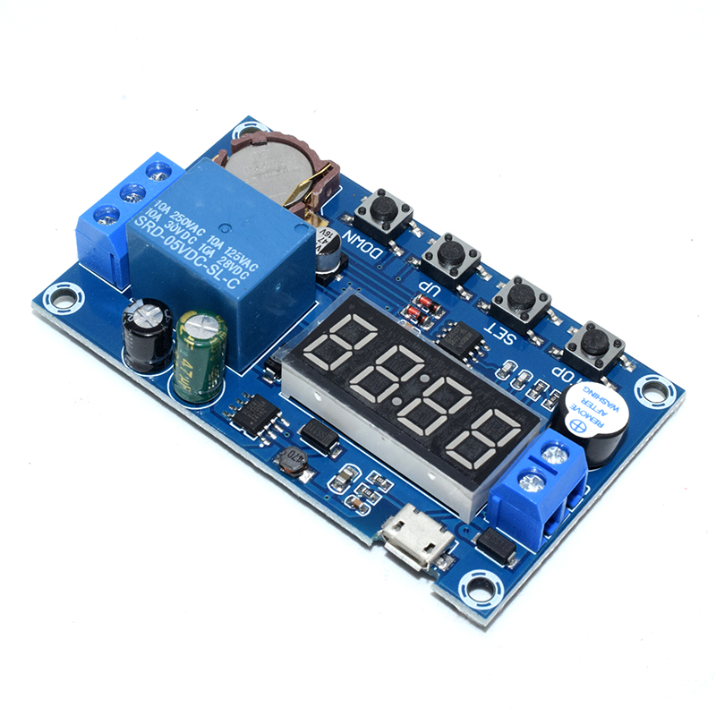 Real-time relay Timing and clock synchronization / time control / delay 24H timing 5 time periods XY-BJ