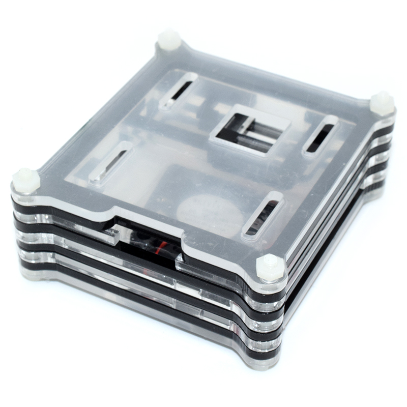Raspberry Pi A+ Case with Fan 9 Layer Black